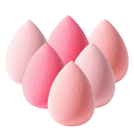 6PCS Latex-Free Makeup Sponge Set, Soft Beauty Blenders for Foundation & Concealer