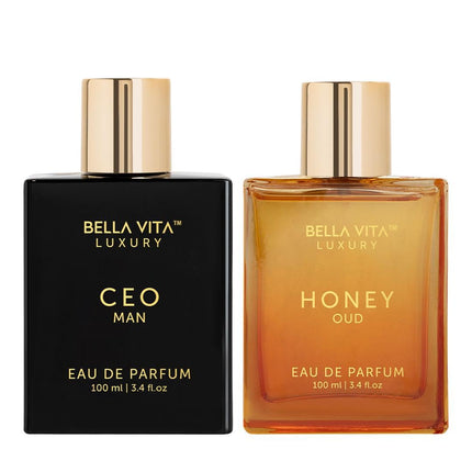 BellaVita Sharp & Sexy Perfume Duo Set CEO Man & Honey Oud 2 x 100ml