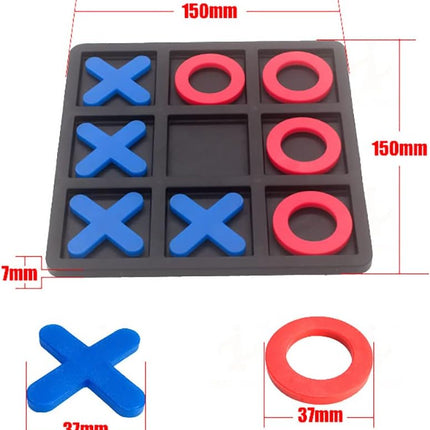 Tic Tac Toe Board Game, Classic Family Game for Kids & Adults