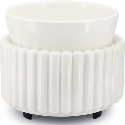 Ceramic Wax Melt Warmer – 3-in-1 Electric Scented Wax Burner for Home