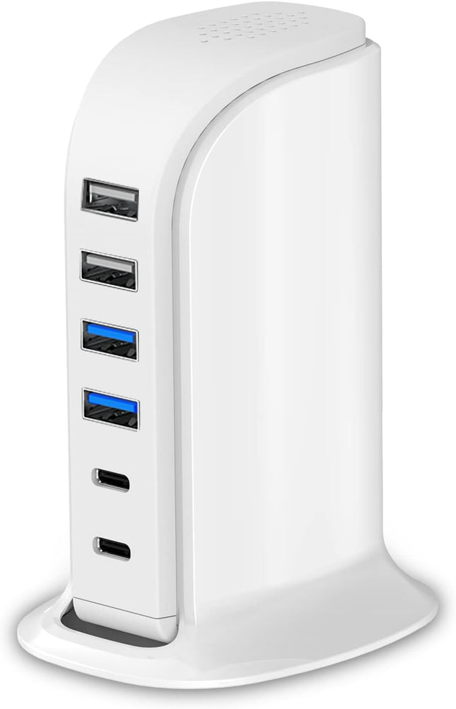 45W USB Charging Hub – Fast Charging Station for iPhone, iPad & Kindle