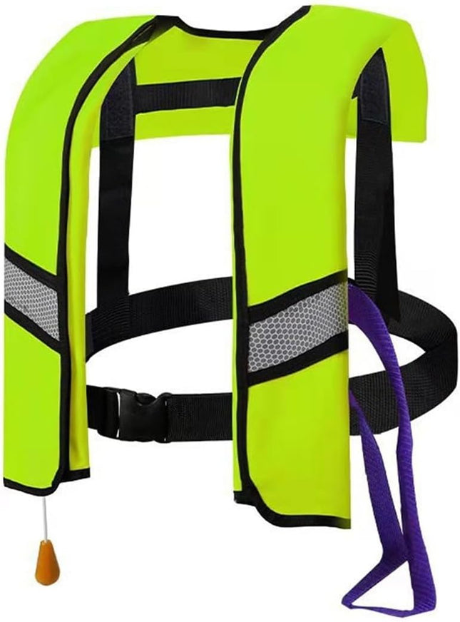 Inflatable Snorkel Vest for Men & Women, Adjustable Swim & Safety Jacket 330LB