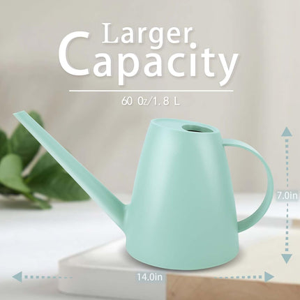 Long Spout Watering Can – 1.8L Green, Perfect for Indoor & Outdoor Plants