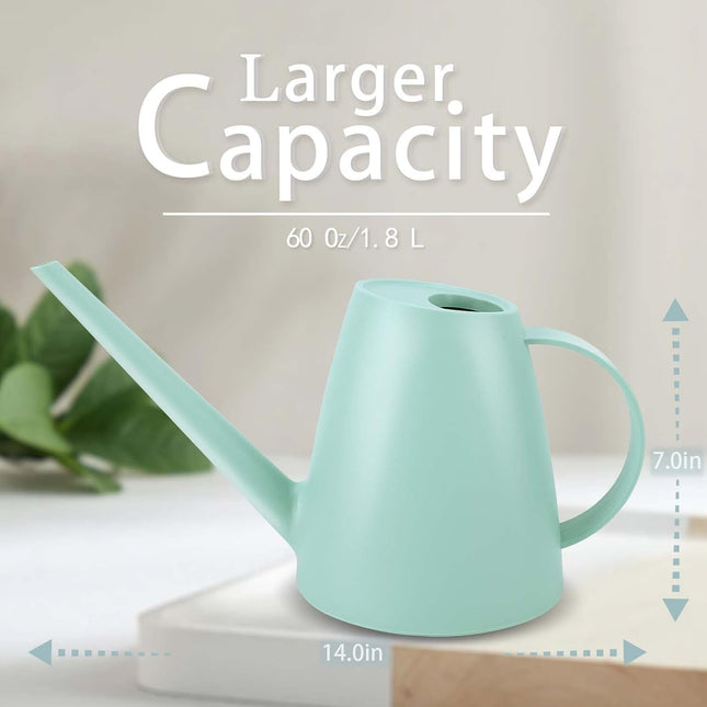 Long Spout Watering Can – 1.8L Green, Perfect for Indoor & Outdoor Plants