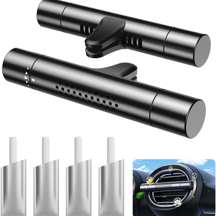 Car Air Freshener Diffuser – Vent Clips for Essential Oils, Universal Fragrance Gift