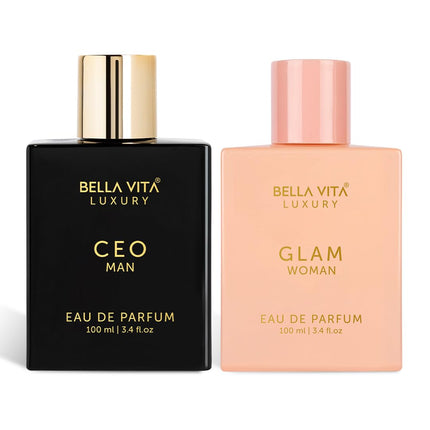 BellaVita CEO Man & GLAM Perfume Duo Set 2 x 100ml Eau de Parfum