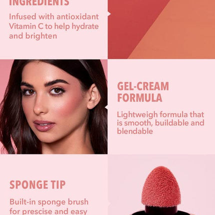 Color Bloom Liquid Blush – Matte Finish, Cheeks, Love Cake Shade