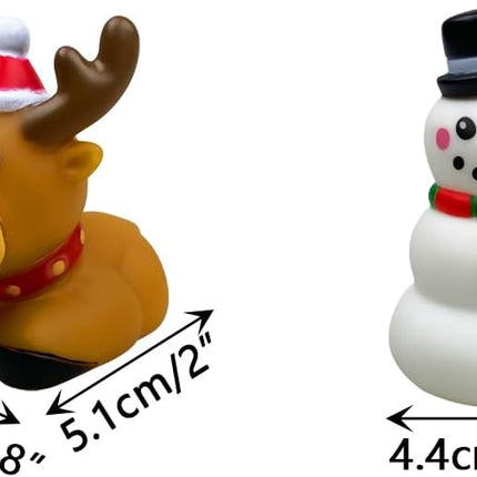 6-Pack Christmas Light Up Bath Toys – Fun Holiday Toys for Kids & Toddlers