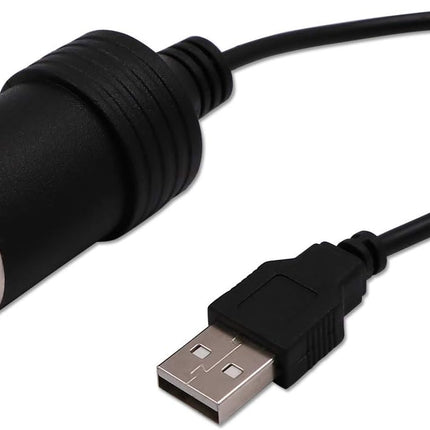 2-Pack USB A to 12V Car Cigarette Lighter Socket Converter Cable, 2A Max