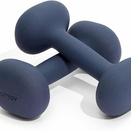 Dumbbell Set of 2, 2-15 lb Hand Weights for Women, Non-Slip Home Gym Weights