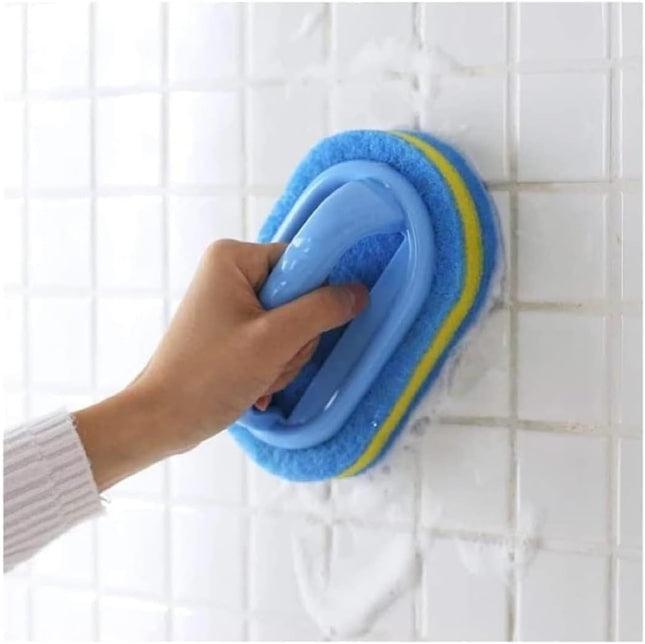 Ergonomic Cleaning Brush – All-Purpose Scrubbing Brush for Bathroom, Kitchen, & Bathtub