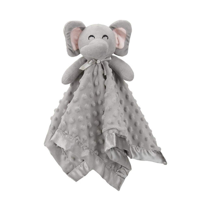 Elephant Security Blanket – Soft Lovey, 16", Unisex Baby Gift