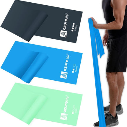 Professional Non-Latex Resistance Bands – Long Stretch Exercise Bands for Workouts