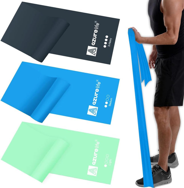 Professional Non-Latex Resistance Bands – Long Stretch Exercise Bands for Workouts
