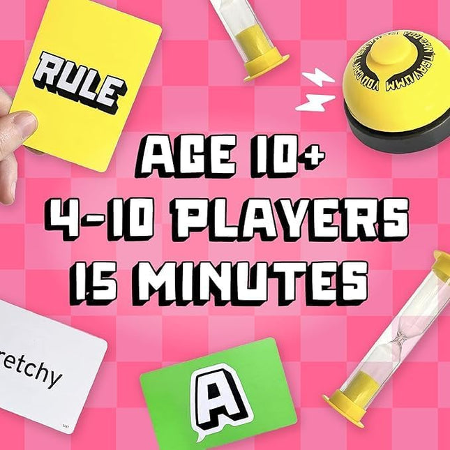 Fast Paced Family Word Party Game for Adults with Bonus Content Game Night Fun