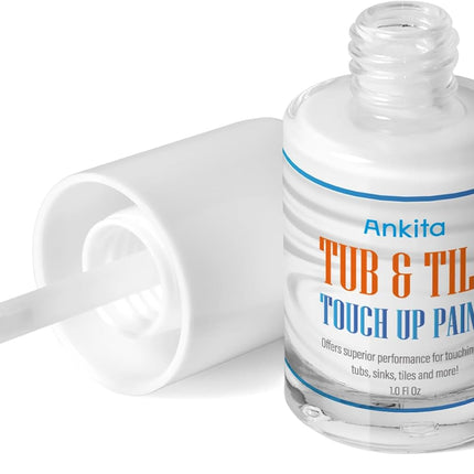 Specialty Tub & Tile Paint – High-Gloss White, Quick-Dry for Bathtubs & Tiles