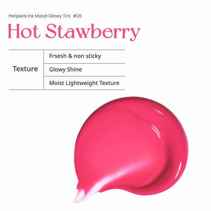 Hot Strawberry 025 Ink Mood Tint – Glow-Boosting, Lightweight, Long-Lasting
