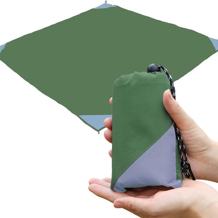 Pocket Picnic Blanket, Lightweight Sandproof & Water-Resistant Outdoor Mat, 55 × 60 Inch