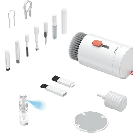 20-in-1 Keyboard Cleaner Kit for Laptop PC Phone Tablet Camera White Portable