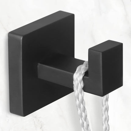 4-Pack Towel Hooks – Heavy Duty Stainless Steel Hand Towel Holders for Bathroom & Kitchen