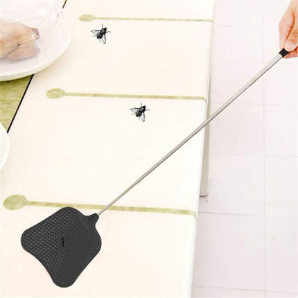 Telescopic Fly Swatters – 2 Pack, Heavy Duty Plastic with Stainless Handle