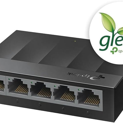 Litewave LS1005G 5-Port Gigabit Ethernet Switch, Plug & Play Network Hub