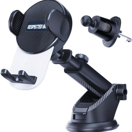 Universal Car Phone Holder – Dashboard, Windshield & Air Vent Mount