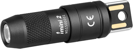 IMINI 2 EDC Keychain Flashlight – 50 Lumens, Compact, Rechargeable for Emergencies