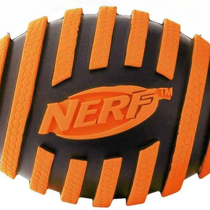 Dog Spiral Squeaky Football Toy 5 Inch Outdoor Play Toy for Large Dogs