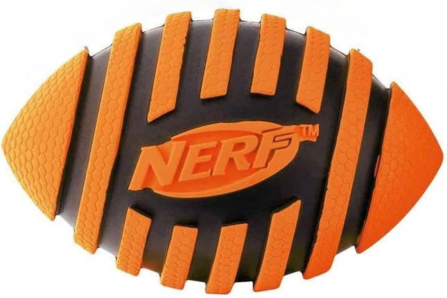 Dog Spiral Squeaky Football Toy 5 Inch Outdoor Play Toy for Large Dogs