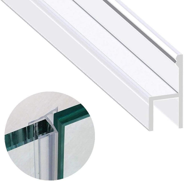 Shower Glass Door Seal Strip (120-Inch) – Silicone Sweep to Prevent Leaks