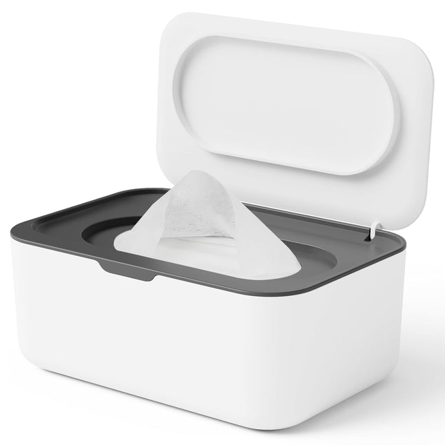 Baby & Adult Wipe Dispenser – Seposeve, Keeps Wipes Clean, Grey