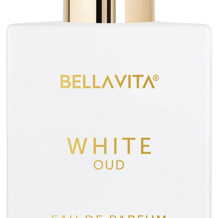 BellaVita Luxury White Oud Unisex Eau de Parfum 100ml Citrus Amber Musk Perfume