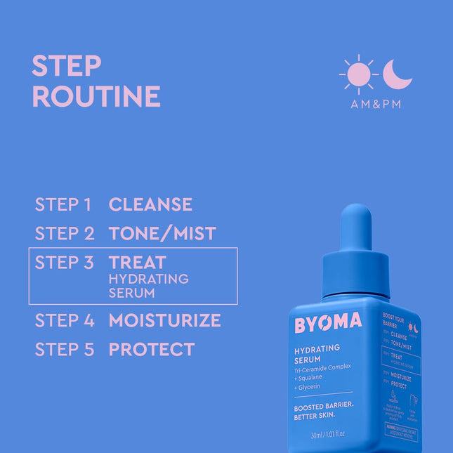 Hydrating Face Serum, Lightweight Moisturizing Serum for Glowing Dewy Skin & Radiance