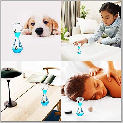 Liquid Motion Bubbler Timer – Diamond Shaped Fidget Toy & Autism Desk Ornament