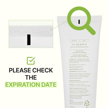 Centella Cica Cleansing Foam 150ml, Low pH Soothing Face Wash for Hydration & Glow
