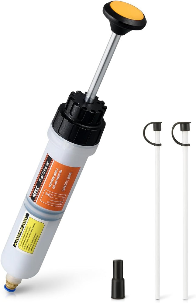 Tech 200mL Fluid Extractor – Manual Hand Pump for Brake Fluid, Transmission & Gear Oil