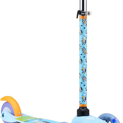 Kids 3 Wheel Kick Scooter Self Balancing LED Light Up Wheels Scooter
