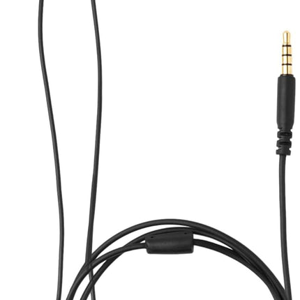 Wired Earbuds with Microphone | In-Ear Headphones, 3.5mm Jack, Black