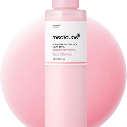PDRN Pink Niacinamide Milky Toner – Hydrating, Soothing & Glass Skin Glow