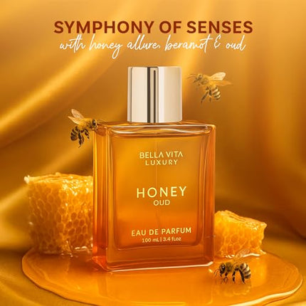 BellaVita Luxury Duo Desirée Unisex Perfume Set 2 x 100ml Pistachio Honey Oud