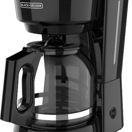 12-Cup Coffee Maker with Easy On/Off Switch, Non-Drip Carafe, Black