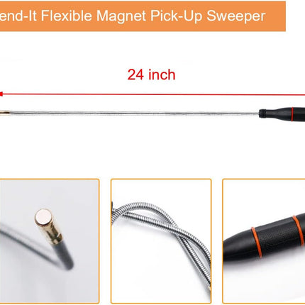 3 Pack Telescoping Magnet Pick-up Tool Set – Extendable & Bendable Magnetic Tools