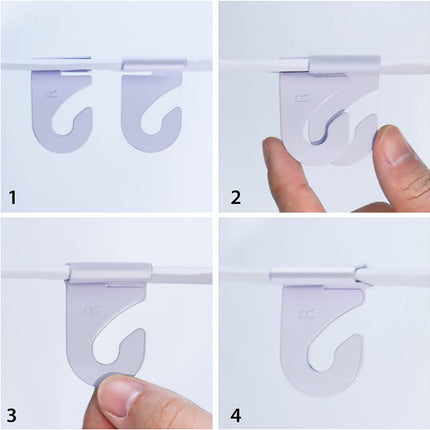 20-Pack Drop Ceiling Hooks – Heavy Duty Metal T-Bar Hooks for Classrooms & Offices