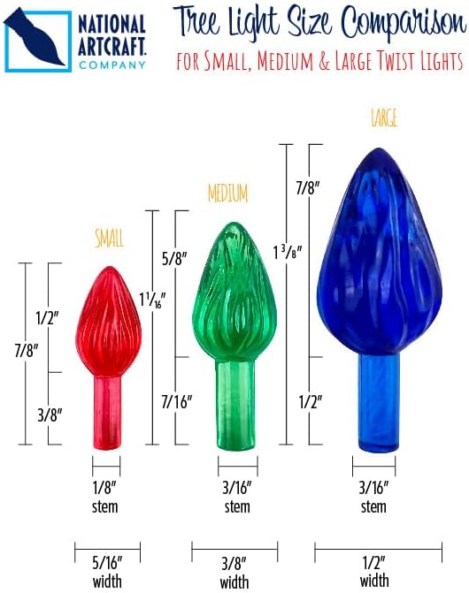 144PCS Small Ceramic Christmas Tree Light Ornaments – Twist-Style Mini Decor
