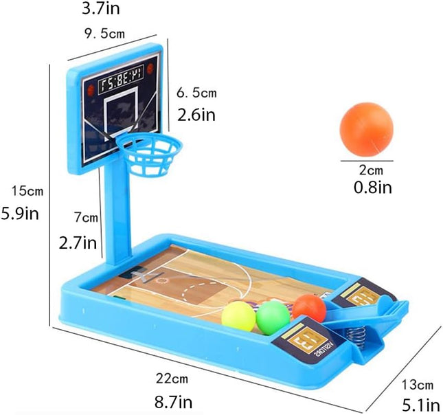 2-Pack Basketball Game Toys – Tabletop Shooting Game for Kids & Adults