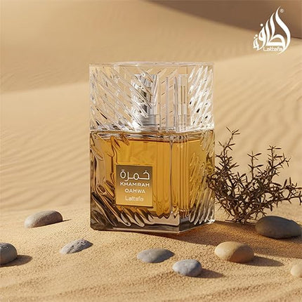 Lattafa Khamrah Qahwa Eau de Parfum 100ml Unisex Coffee Vanilla Spicy Fragrance