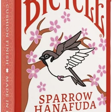 Bicycle Sparrow Hanafuda Fusion Playing Cards, Japanese Art Poker Deck, 52 Cards