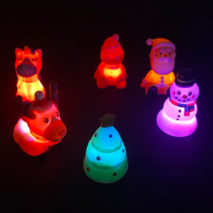 6-Pack Christmas Light Up Bath Toys – Fun Holiday Toys for Kids & Toddlers