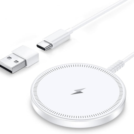 Magnetic Wireless Magsafe Charger, Dual Port Charging Pad for iPhone & AirPods
